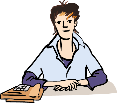 Zu dieser Frau kann man gehen, wenn man Hilfe oder Rat braucht.